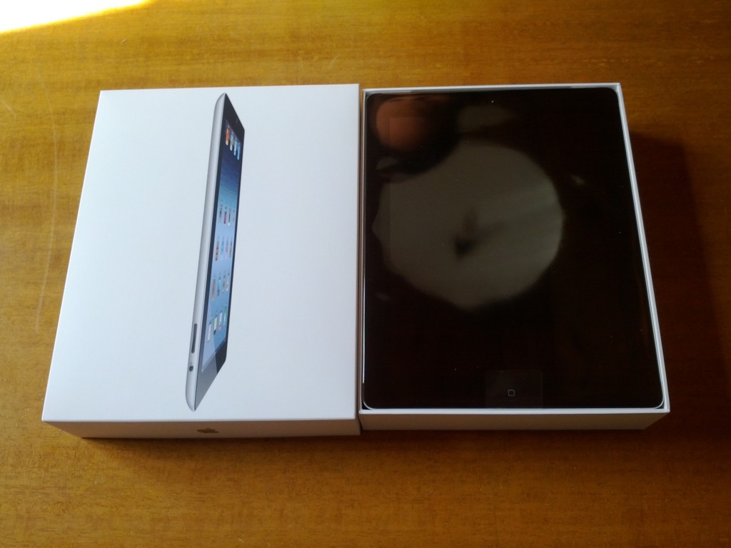 iPad3, la scatola aperta