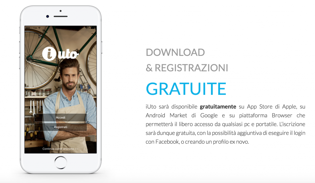App iUto: download e registrazione gratis
