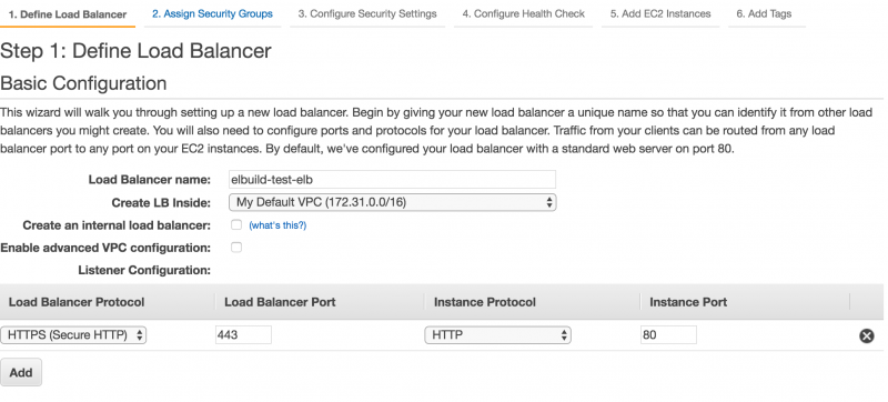 Creazione load balancer AWS | Configurazione listeners