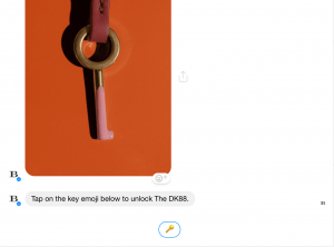 Particolare borsa chatbot burberry