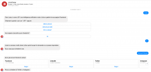 chatbot giuliano ambrosio interazione