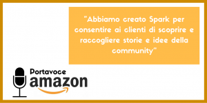 amazon spark dichiarazione